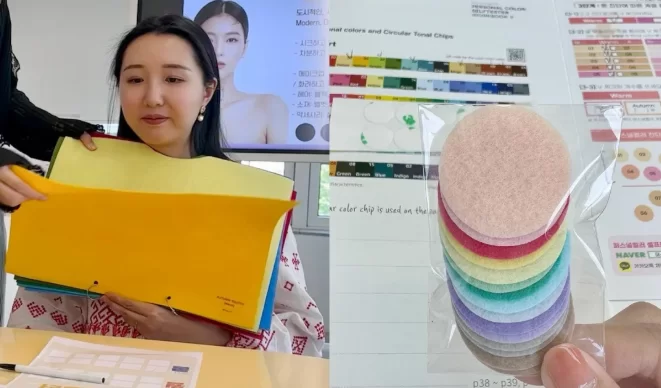 khach trai nghiem dich vu xac dinh mau sac ca nhan dang cuc hot tai han